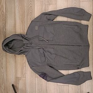 WOW World of‎ Warcraft 10 Year Anniversary Grey Sz M Hooded Employee Jacket RARE